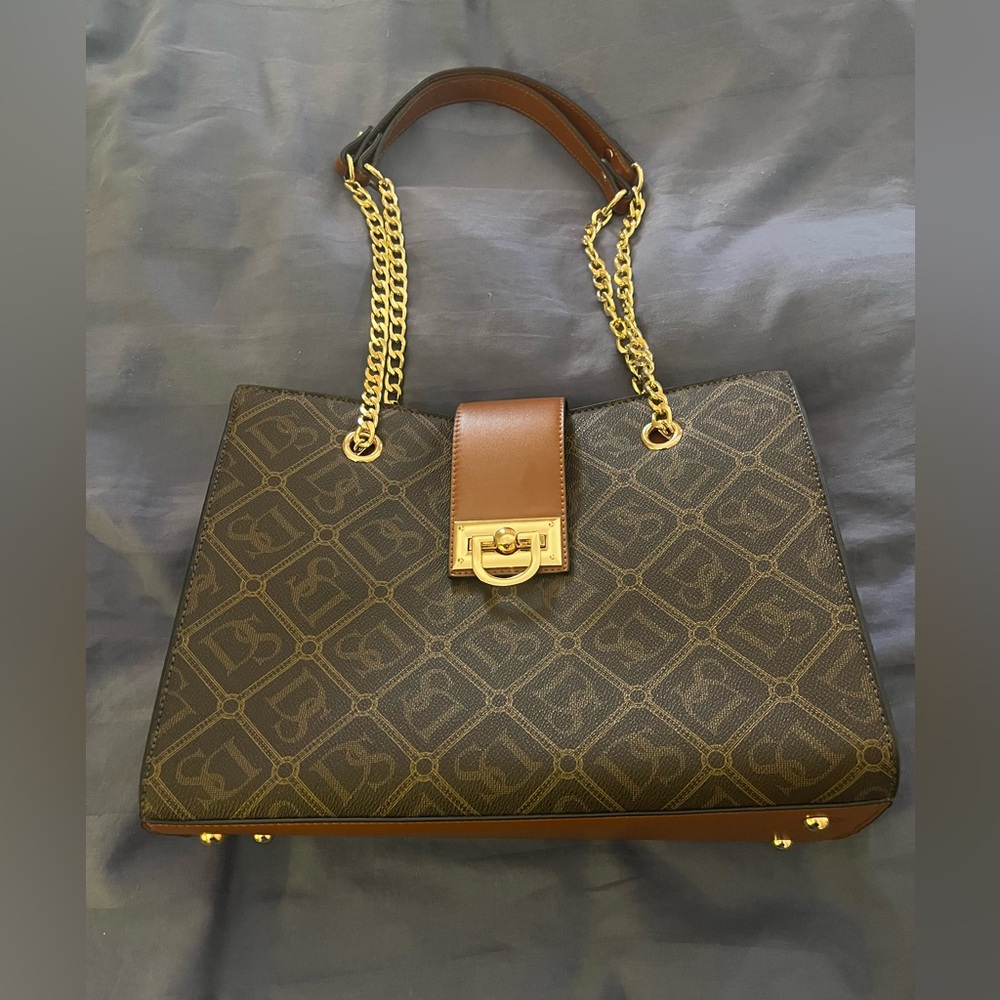 Elegant Brown Designer Handbag